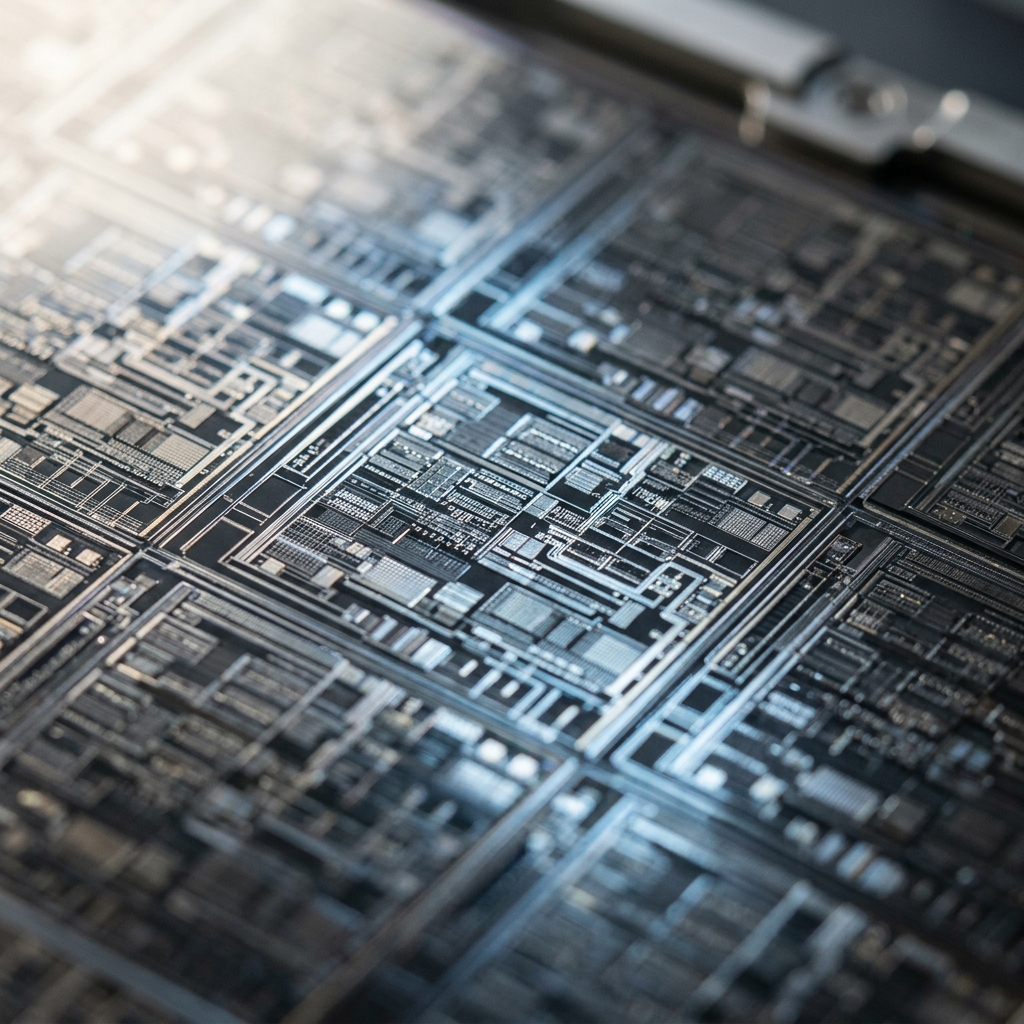 Semiconductor wafer background